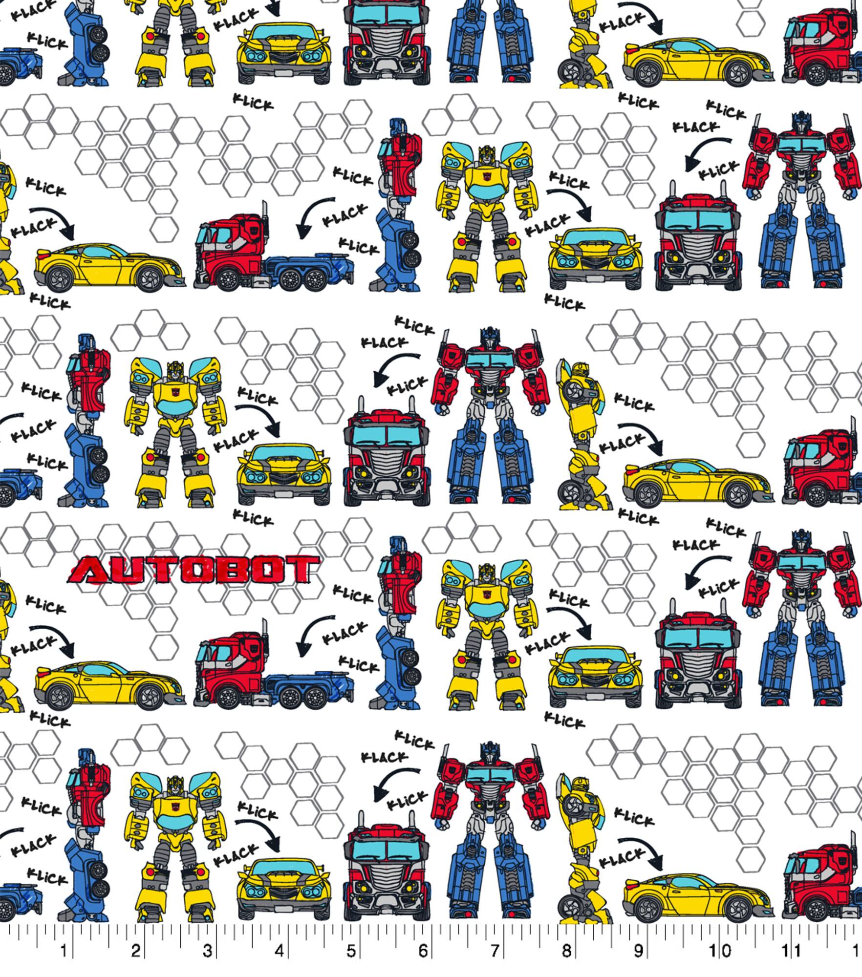 Hasbro Transformers Friends Cotton Fabric